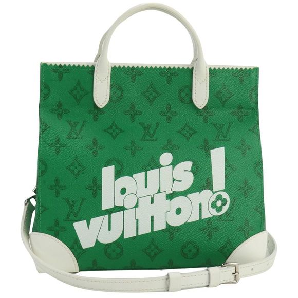 Louis Vuitton Handbags - Louis Vuitton Litter Green Canvas Handbag (Pre-Owned)